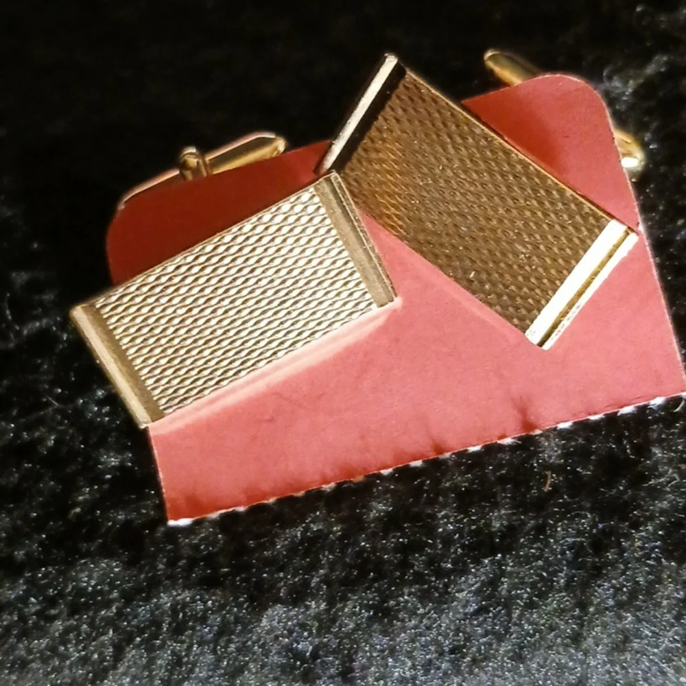 Gold Cufflinks Lot of Three Pair Vintage